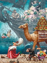 Lade das Bild in den Galerie-Viewer, DAVICI Exklusive Holzpuzzle Kids - Schatzschiff - 60 Teile - Geschenk enthalten