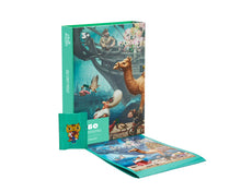 Lade das Bild in den Galerie-Viewer, DAVICI Exklusive Holzpuzzle Kids - Schatzschiff - 60 Teile - Geschenk enthalten