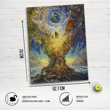 Lade das Bild in den Galerie-Viewer, DAVICI Exklusive Holzpuzzle - Baum des Lebens - 1100 Teile - Geschenkbox mit Magnetverschluss