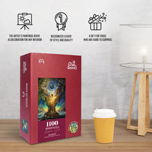 Lade das Bild in den Galerie-Viewer, DAVICI Exklusive Holzpuzzle - Baum des Lebens - 1100 Teile - Geschenkbox mit Magnetverschluss