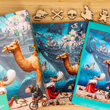 Lade das Bild in den Galerie-Viewer, DAVICI Exklusive Holzpuzzle Kids - Schatzschiff - 60 Teile - Geschenk enthalten