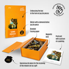 Lade das Bild in den Galerie-Viewer, DAVICI Exklusive Holzpuzzle - Der Uhrmacher - 400 Teile - Geschenkbox mit Magnetverschluss