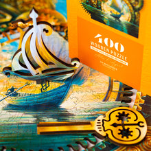 Lade das Bild in den Galerie-Viewer, DAVICI Exklusive Holzpuzzle - Der Uhrmacher - 400 Teile - Geschenkbox mit Magnetverschluss