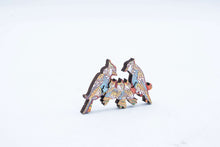 Lade das Bild in den Galerie-Viewer, DAVICI Exklusive Holzpuzzle - Flamingo - 130 Teile - Geschenkbox