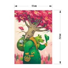 Lade das Bild in den Galerie-Viewer, DAVICI Exklusive Holzpuzzle Kids - Der grüne Bär - 80Teile - Geschenke für jeden Anlass