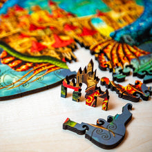 Lade das Bild in den Galerie-Viewer, DAVICI Exklusive Holzpuzzle - Stadtfisch - 130 Teile - Box mit Magnetverschluss