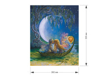 Lade das Bild in den Galerie-Viewer, DAVICI Exklusive Holzpuzzle - Mondlicht - 250 Teile - Geschenkbox mit Magnetverschluss