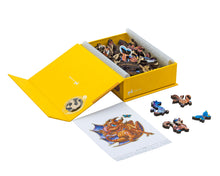 Lade das Bild in den Galerie-Viewer, DAVICI Exklusive Holzpuzzle - Der Drache und der Schmetterling - 100 Teile - Box mit Magnetverschluss