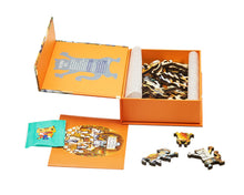 Lade das Bild in den Galerie-Viewer, DAVICI Exklusive Holzpuzzle - Glückliche Katzen - 50 Teile - Box mit Magnetverschluss