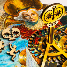 Lade das Bild in den Galerie-Viewer, DAVICI Exklusive Holzpuzzle - Der Uhrmacher - 400 Teile - Geschenkbox mit Magnetverschluss