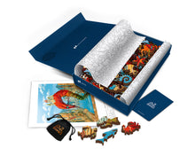 Lade das Bild in den Galerie-Viewer, DAVICI Exklusive Holzpuzzle - Rote Garnele - 165 Teile - Geschenkbox mit Magnetverschluss