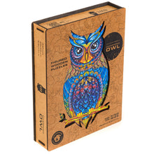 Lade das Bild in den Galerie-Viewer, UNIDRAGON - Anmutige Eule - Holzpuzzle  - Das Original!