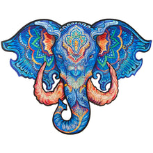 Lade das Bild in den Galerie-Viewer, Holzpuzzle - UNIDRAGON - Das Original! - Ewiger Elefant - Geschenkbox