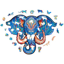 Lade das Bild in den Galerie-Viewer, Holzpuzzle - UNIDRAGON - Das Original! - Ewiger Elefant - Geschenkbox
