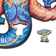 Lade das Bild in den Galerie-Viewer, Holzpuzzle - UNIDRAGON - Das Original! - Ewiger Elefant - Geschenkbox