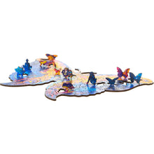 Lade das Bild in den Galerie-Viewer, UNIDRAGON Holzpuzzle - Schmetterling - Das Original! - Geschenkbox