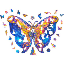 Lade das Bild in den Galerie-Viewer, UNIDRAGON Holzpuzzle - Schmetterling - Das Original! - Geschenkbox