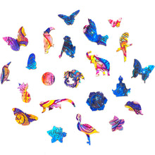 Lade das Bild in den Galerie-Viewer, UNIDRAGON Holzpuzzle - Schmetterling - Das Original! - Geschenkbox