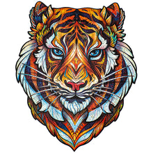 Lade das Bild in den Galerie-Viewer, UNIDRAGON Holzpuzzle - Tiger - Das Original! - Geschenkbox