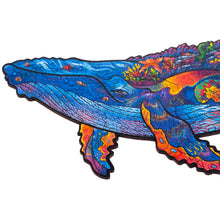 Lade das Bild in den Galerie-Viewer, Puzzle aus Holz Erwachsene - UNIDRAGON - Das Original! - Wale - Geschenkbox