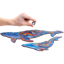 Lade das Bild in den Galerie-Viewer, Puzzle aus Holz Erwachsene - UNIDRAGON - Das Original! - Wale - Geschenkbox