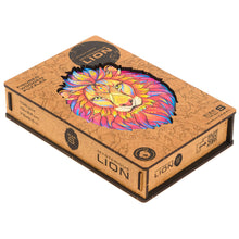 Lade das Bild in den Galerie-Viewer, Holzpuzzle - UNIDRAGON - Das Original! - König der Löwen - inkl. Geschenkbox