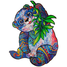 Lade das Bild in den Galerie-Viewer, UNIDRAGON Holzpuzzle - Das Original! - Panda - Geschenkbox
