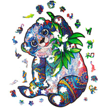 Lade das Bild in den Galerie-Viewer, UNIDRAGON Holzpuzzle - Das Original! - Panda - Geschenkbox