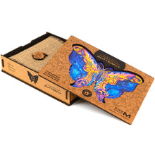 Lade das Bild in den Galerie-Viewer, UNIDRAGON Holzpuzzle - Schmetterling - Das Original! - Geschenkbox
